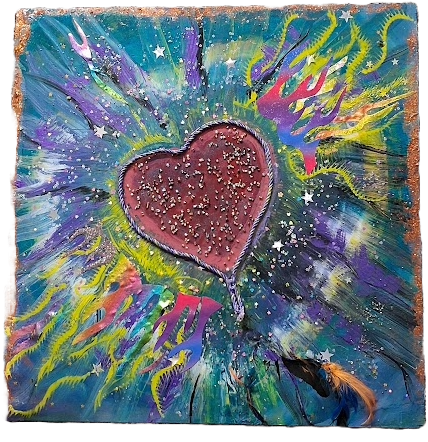 Abstract Heart Cosmos