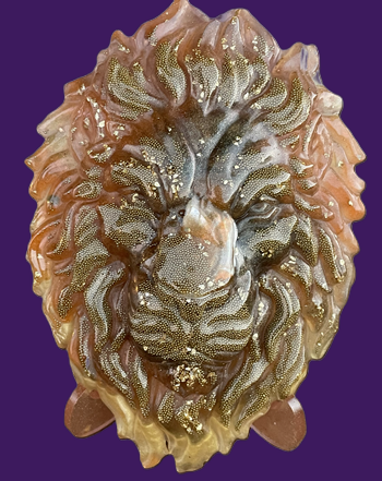 Golden Majesty Lion Head