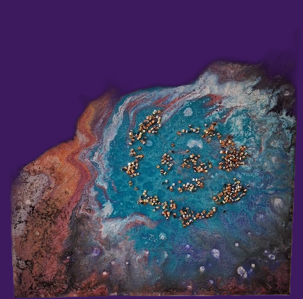 Copper Tide Canvas