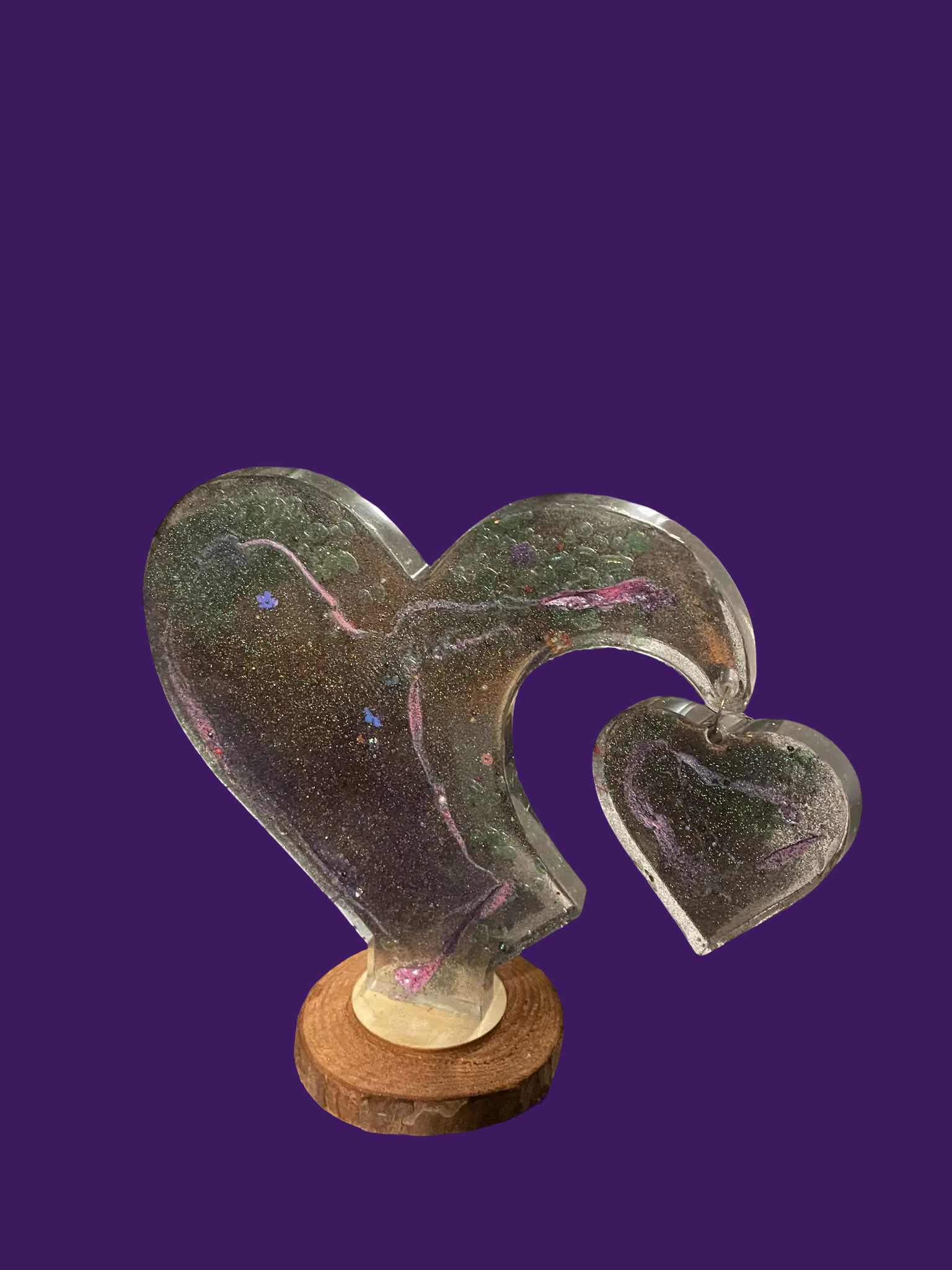 Starlight Double Heart Stand