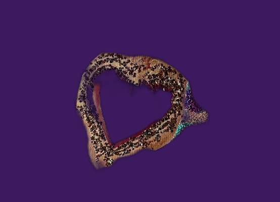 Golden Heart Embrace